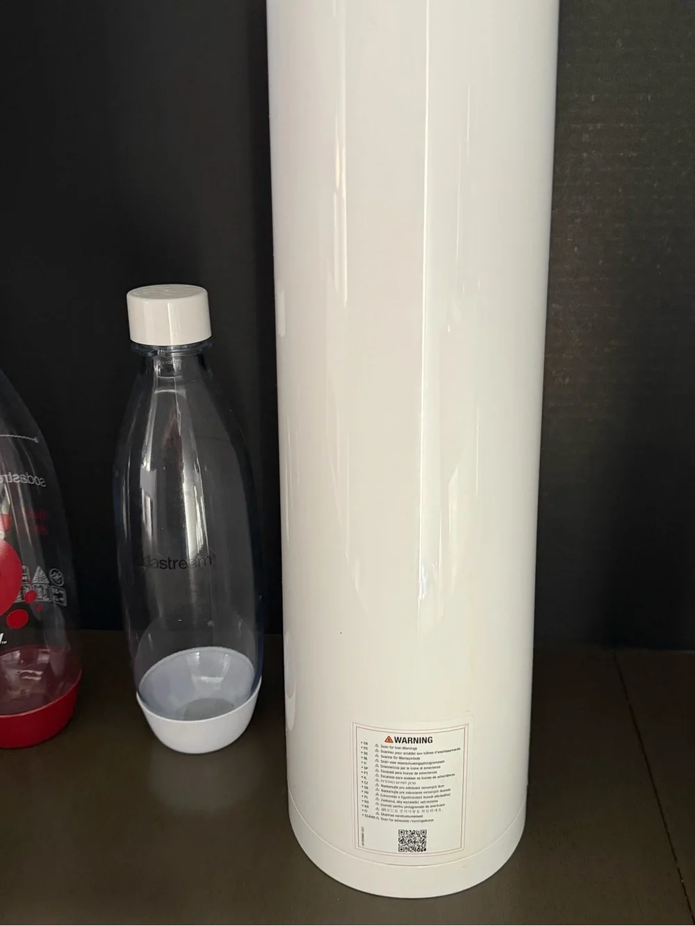 SodaStream Terra White Home Soda Maker with 2 Reusable Bottles